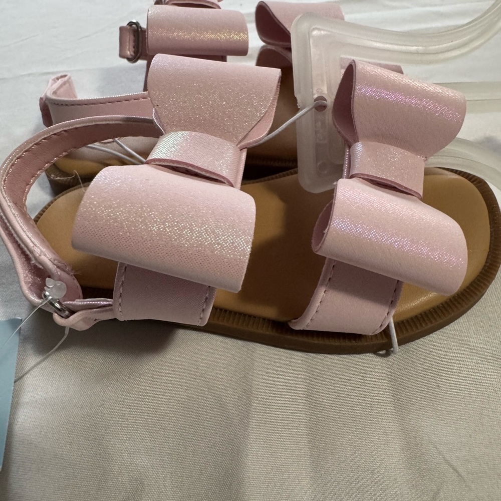 Pink Bow Sandals for Kids